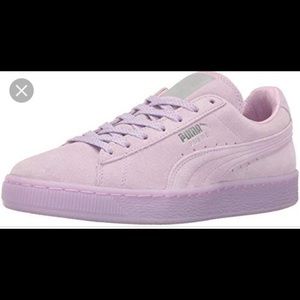 Puma suede purple